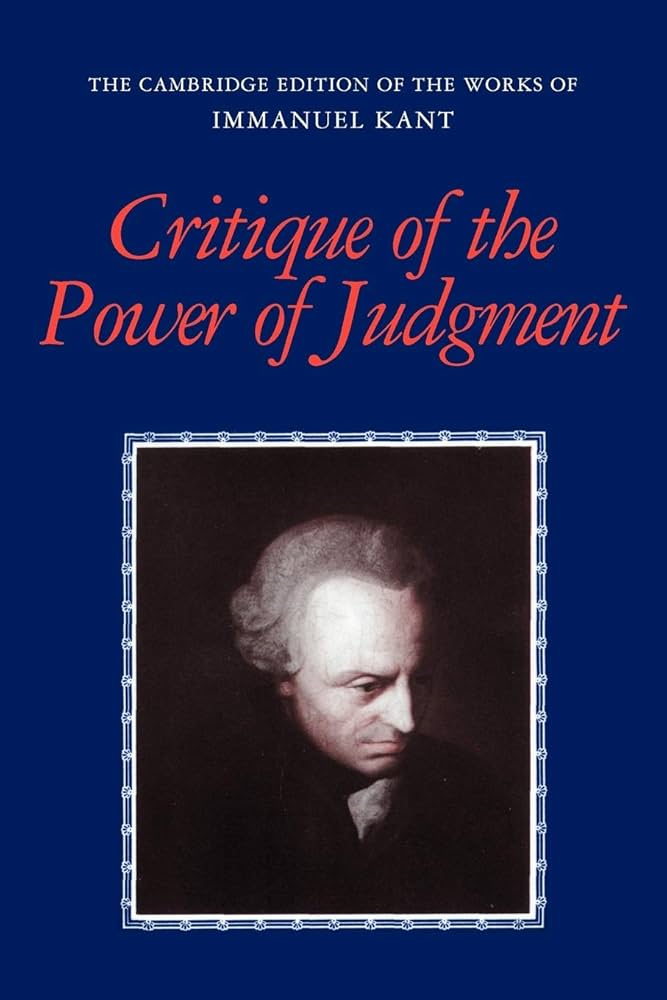 Critique of Judgement